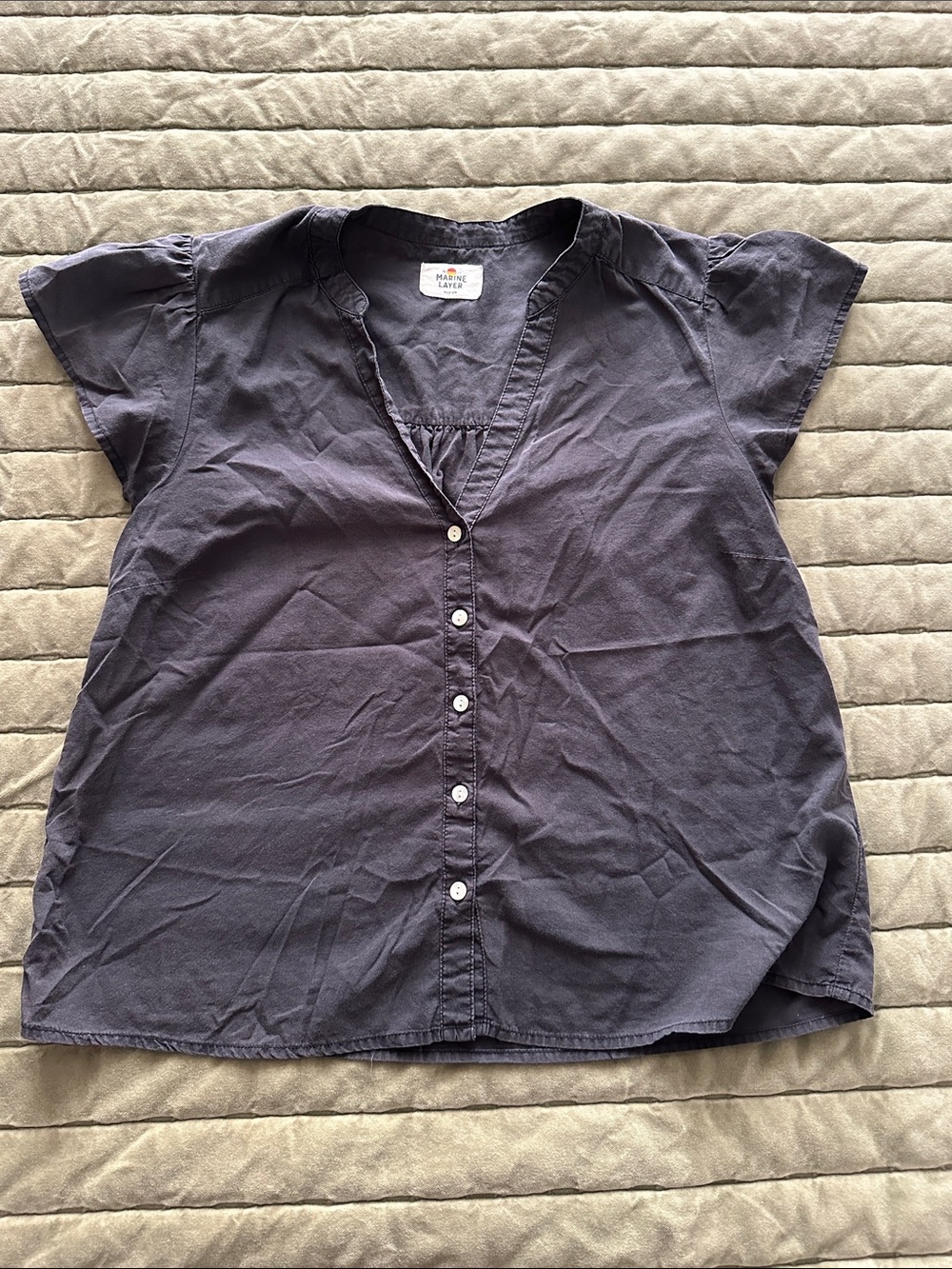Marine Layer Flutter sleeve top